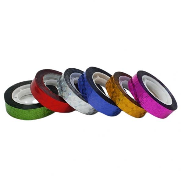 Tapes, 6-er Set, gold,green,red,blue,purple,silver